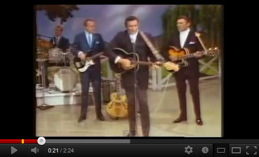 Video di Johnny Cash, "The Ring of Fire"